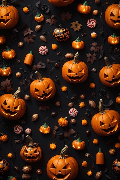 Foto la zucca di halloween