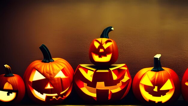 Halloween Pumpkins background