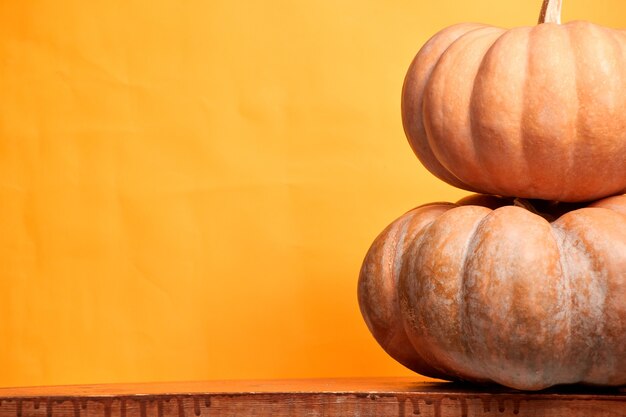 Halloween pumpkins isolated