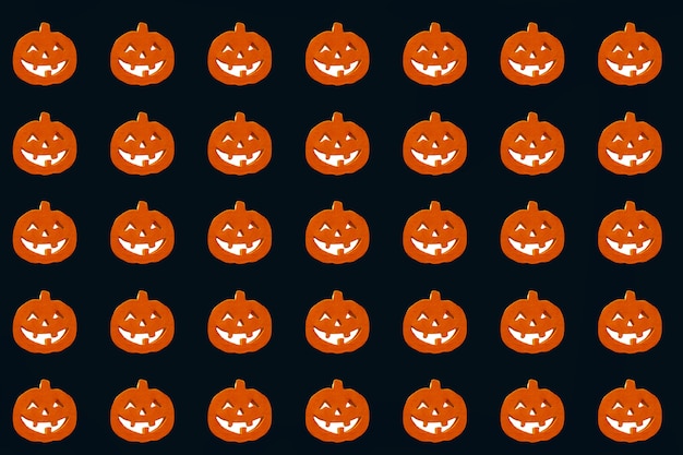 Halloween pumpkins pattern