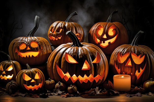 Halloween_Pumpkins_SpookyFaces