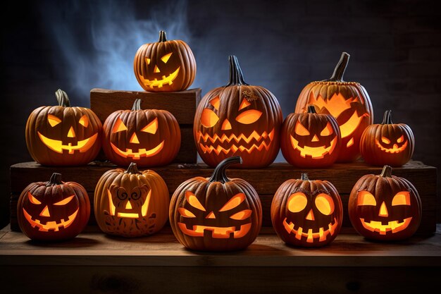 Halloween_Pumpkins_SpookyFaces