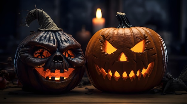 Halloween pumpkins