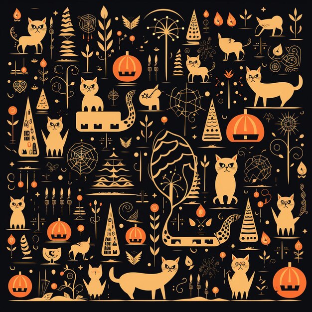 Halloween related vector