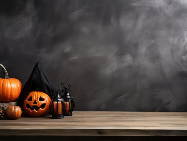 Halloween-samenstelling met exemplaarruimte