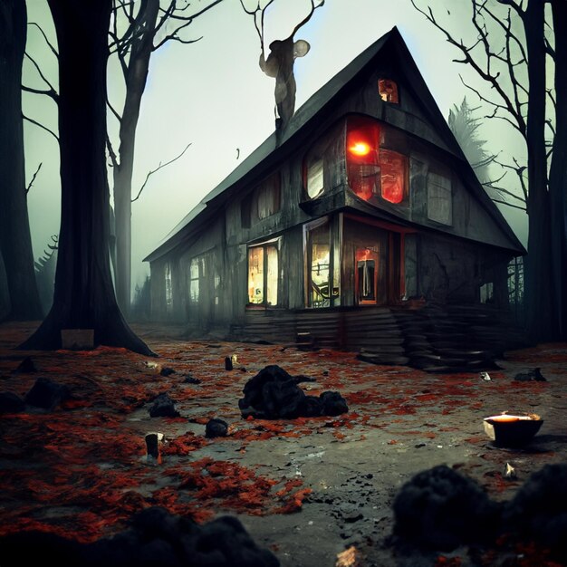 Photo halloween scary house