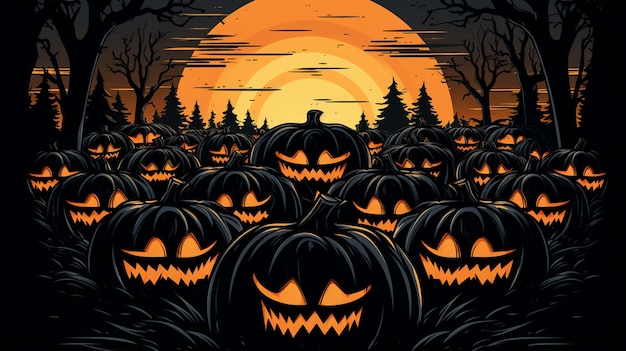 halloween skull halloween background pumpkin