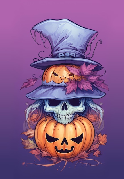 Halloween skull posters halloween clipart