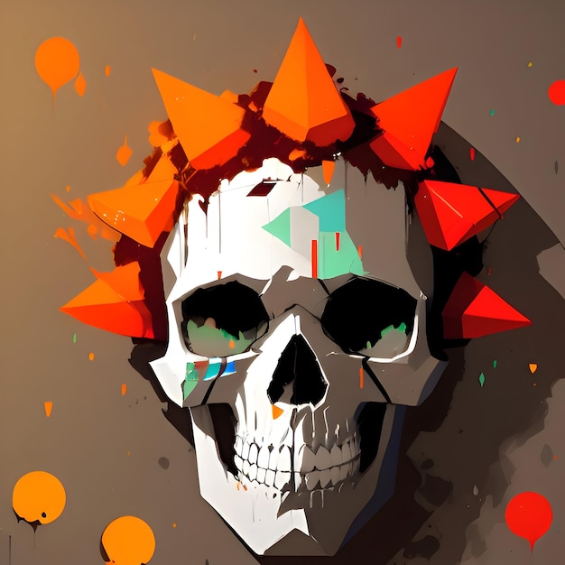 Halloween skull