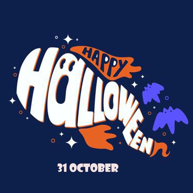 Halloween slogan graphic