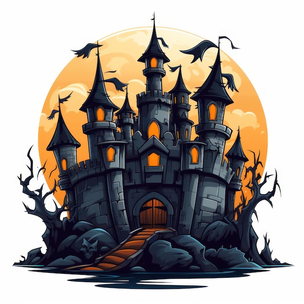 Halloween spookkasteel