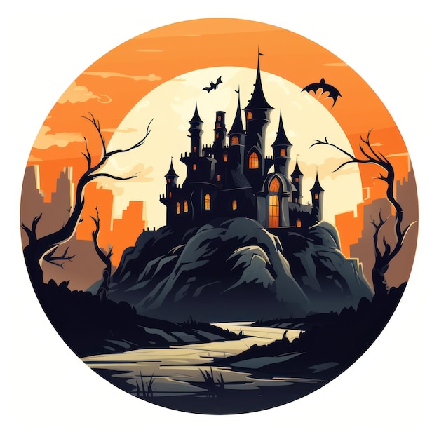 Halloween spookkasteel