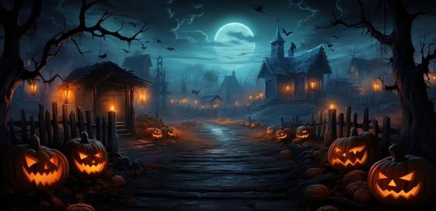 Halloween spooky background