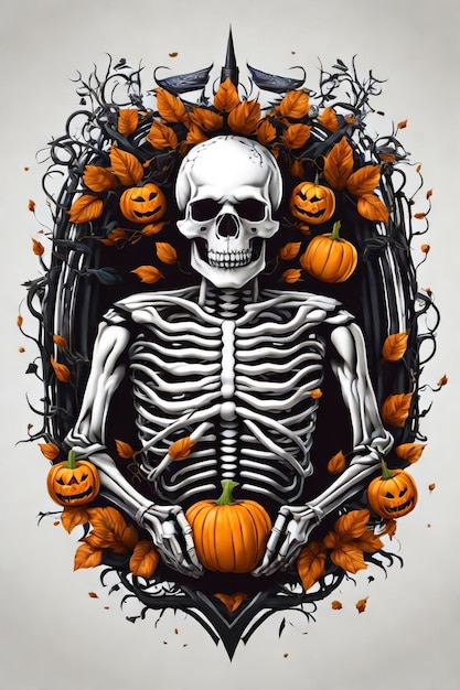 Halloween Spooky Skeleton