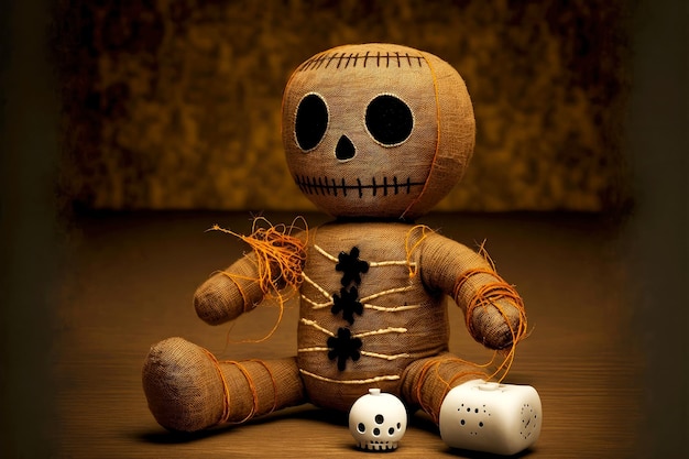 Halloween spreuk rituele magische voodoo-pop