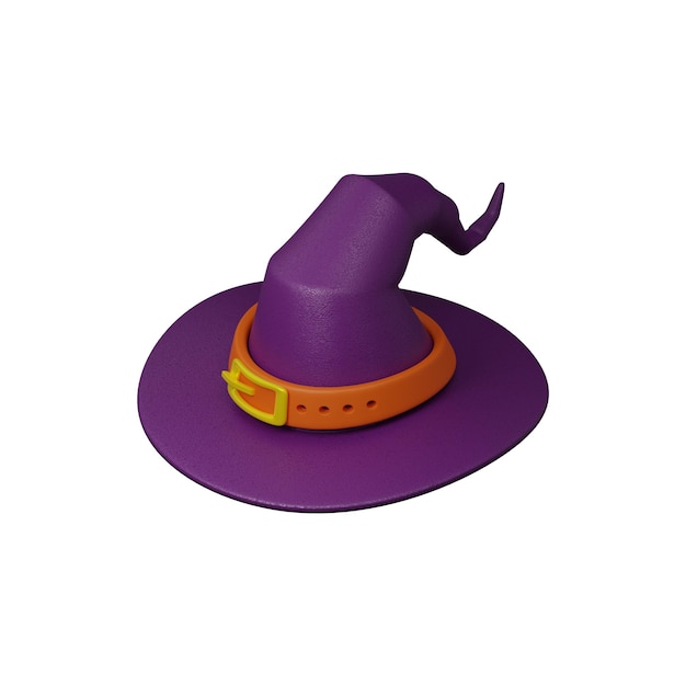 Photo halloween sticker asset witch hat 02