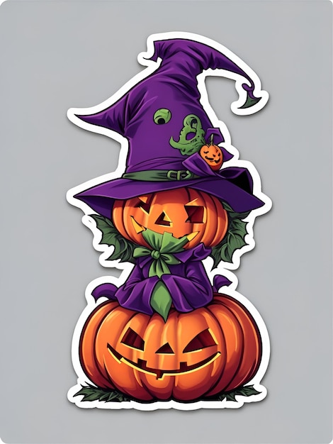 Halloween sticker