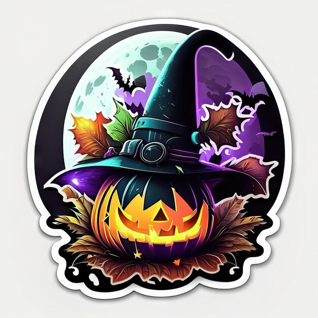 Foto halloween-sticker