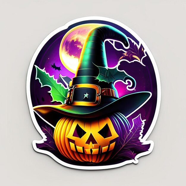 Halloween sticker