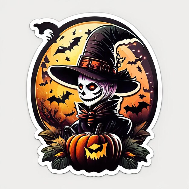 Halloween-sticker