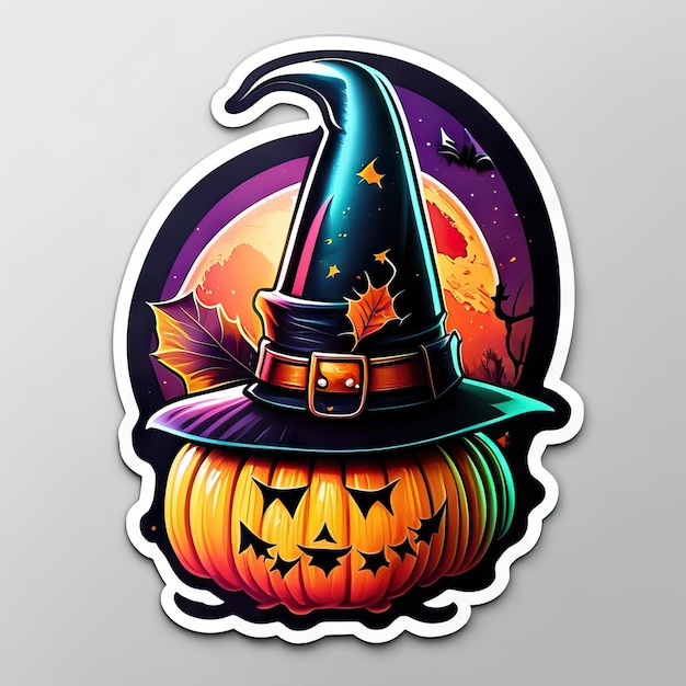 Photo halloween sticker