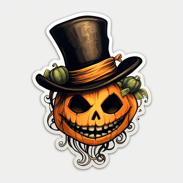 Halloween sticker