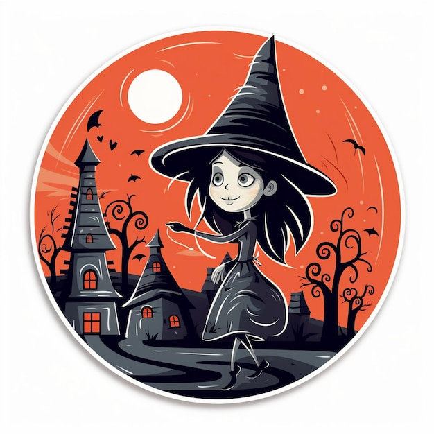 Halloween sticker