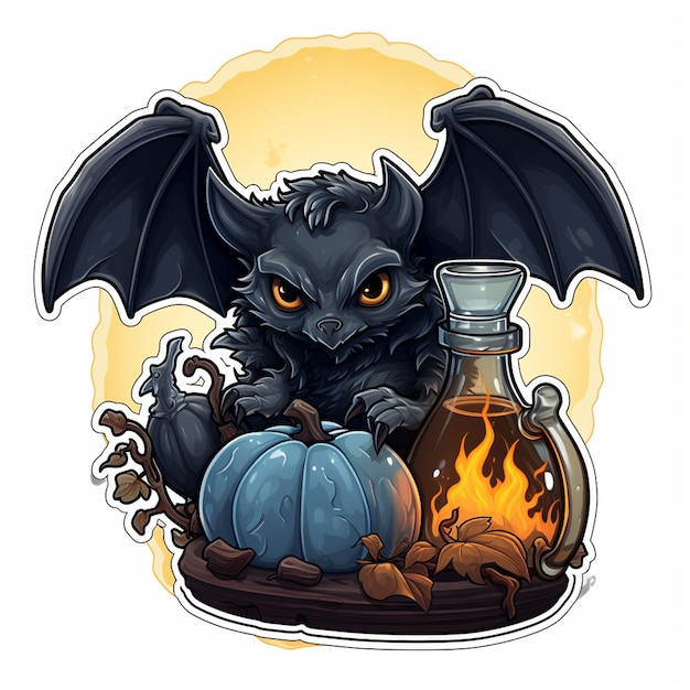 Halloween sticker