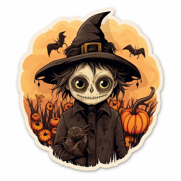 Halloween sticker