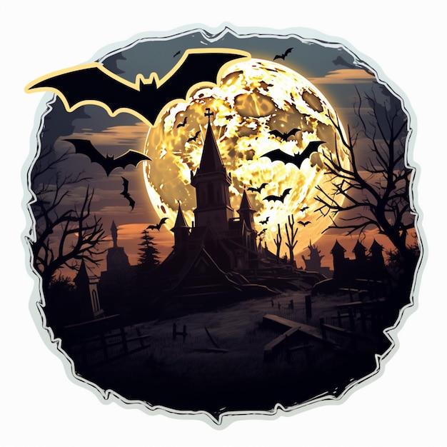 Halloween sticker