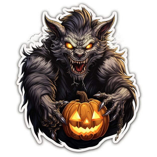 Halloween sticker