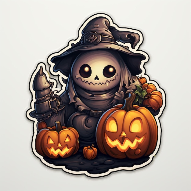 Halloween-sticker