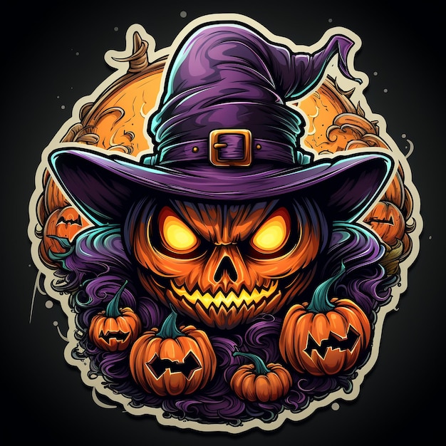 Halloween-sticker