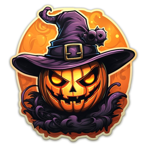 Halloween sticker