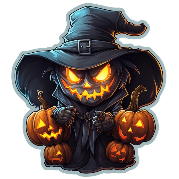 Halloween sticker