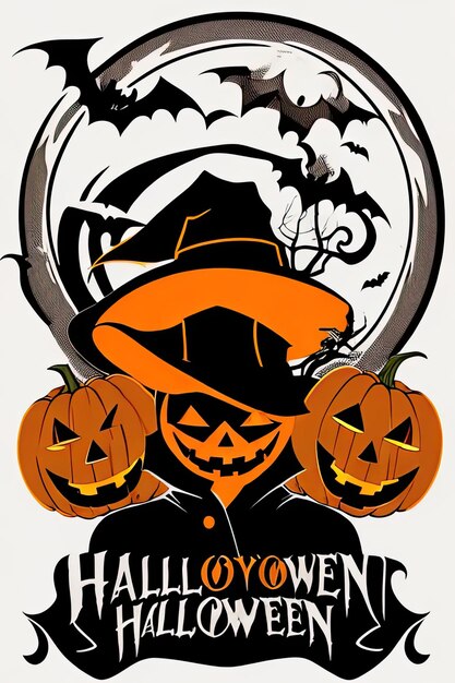 Premium AI Image  Halloween Sticker