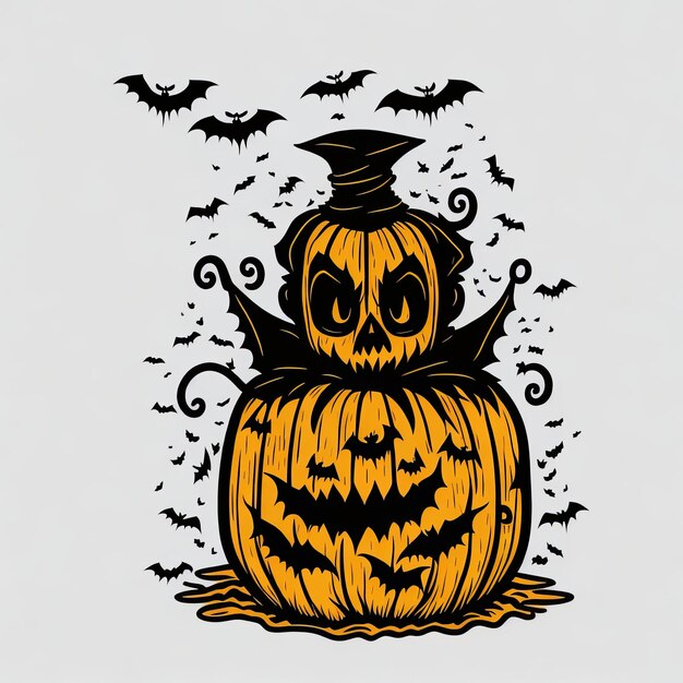 Halloween stickers generated by ai