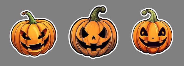 Halloween Stickers Pumpkins sticker Pack