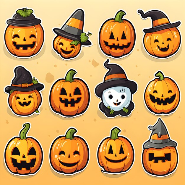 Premium AI Image  Halloween Sticker