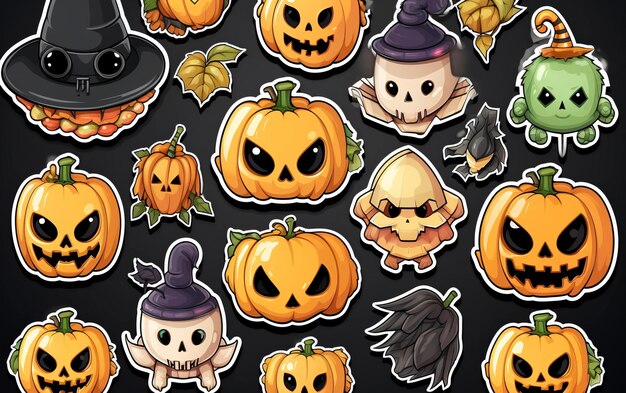 Halloween stickers