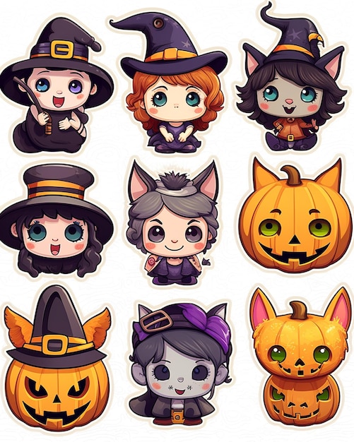 Halloween stickers