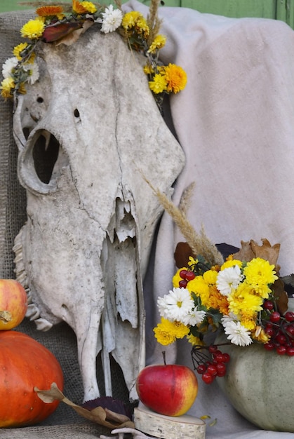 Halloween still life