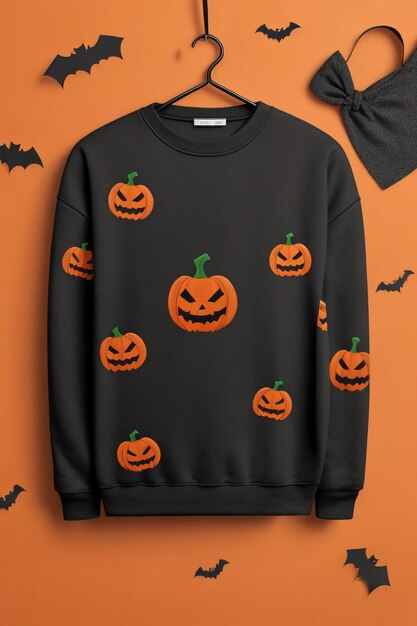 Halloween sweatshirt design vector illustration