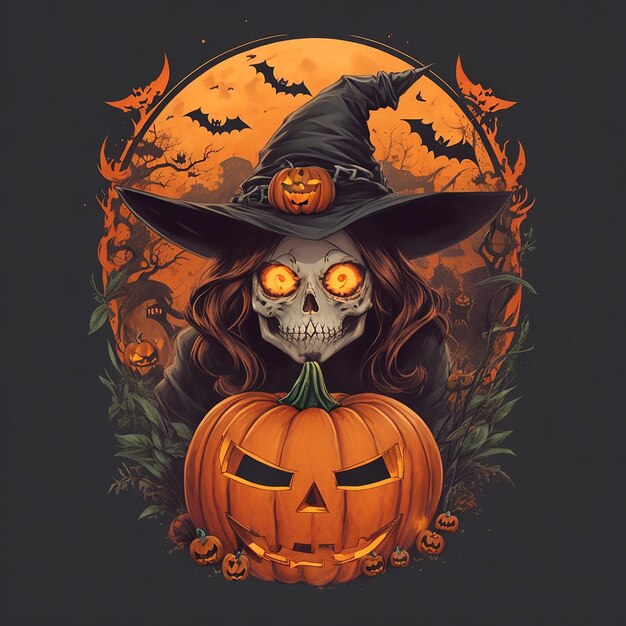 Halloween t-shirt-logo