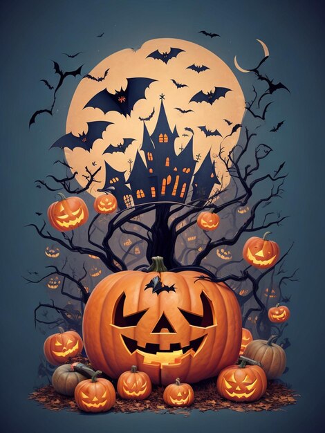 Halloween t-shirt ontwerp