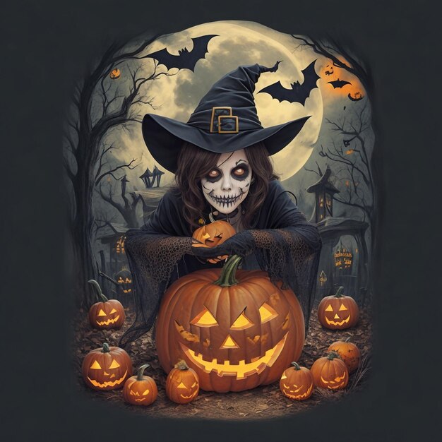 Halloween-t-shirtontwerp