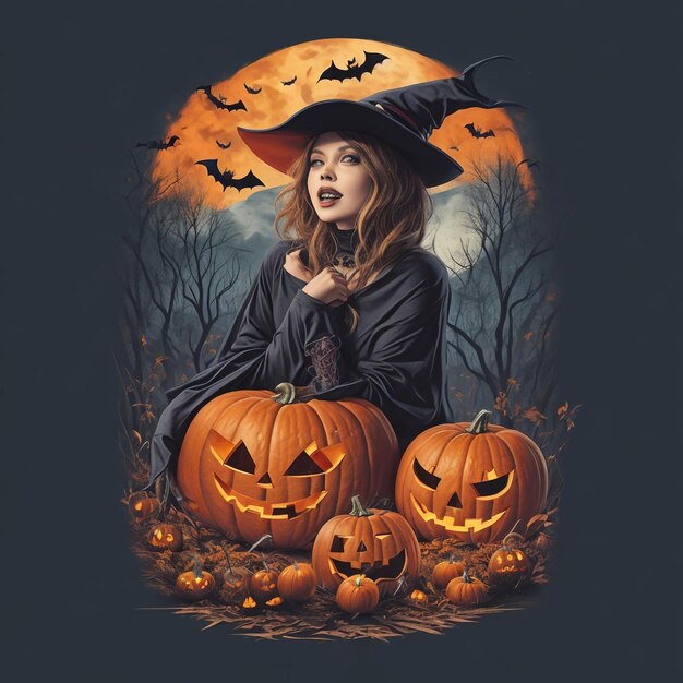 Halloween-t-shirtontwerp