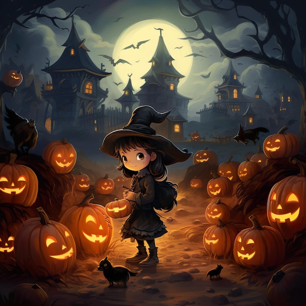 Halloween-tekeningen voor kinderen