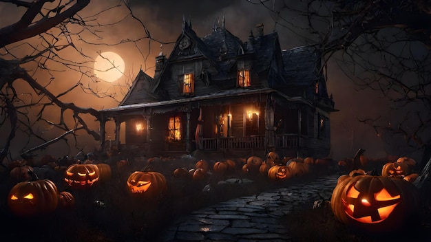 Foto halloween thema achtergrond erg cool
