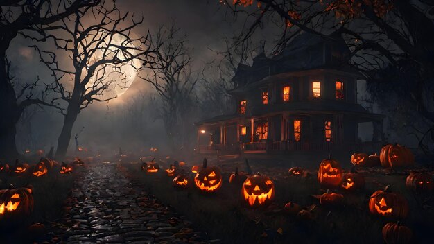 Halloween Thema Achtergrond Erg Cool